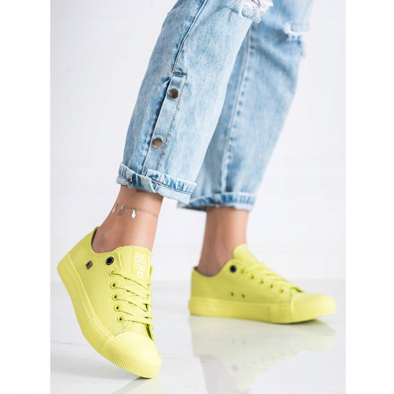 Adidași pentru femei Big Star AA274012 verde 1