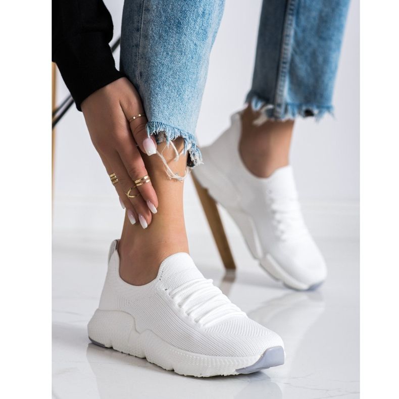 Adidași pentru femei Big Star DD274575 alb 2