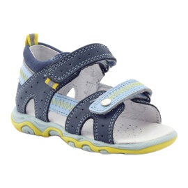 Sandale Bartek 81824 albastre pentru baieti cu Velcro albastru 1