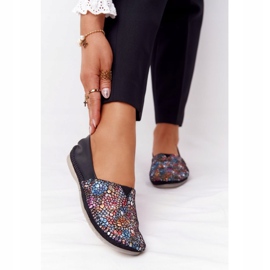 Dame din piele Maciejka 01930-87 Balerini negri negru multicolor 1 Dame din piele Maciejka 01930-87 Balerini negri negru multicolor 1