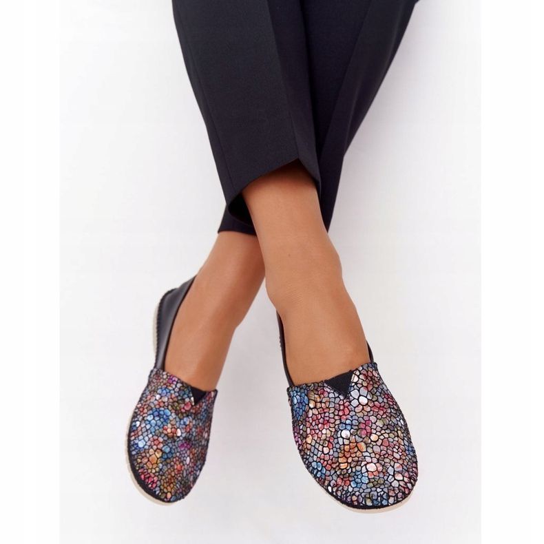 Dame din piele Maciejka 01930-87 Balerini negri negru multicolor 2 Dame din piele Maciejka 01930-87 Balerini negri negru multicolor 2