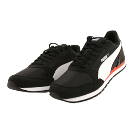Pantofi Puma St Runner V2 Nl M 365278 33 alb negru portocale 1