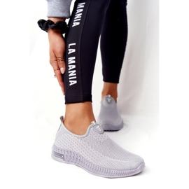 PS1 Încălțăminte sport pentru femei Slip-on Grey Be Stretchy gri 4