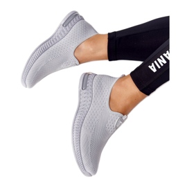PS1 Încălțăminte sport pentru femei Slip-on Grey Be Stretchy gri 1