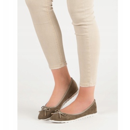 Small Swan Balerine verzi verde 1