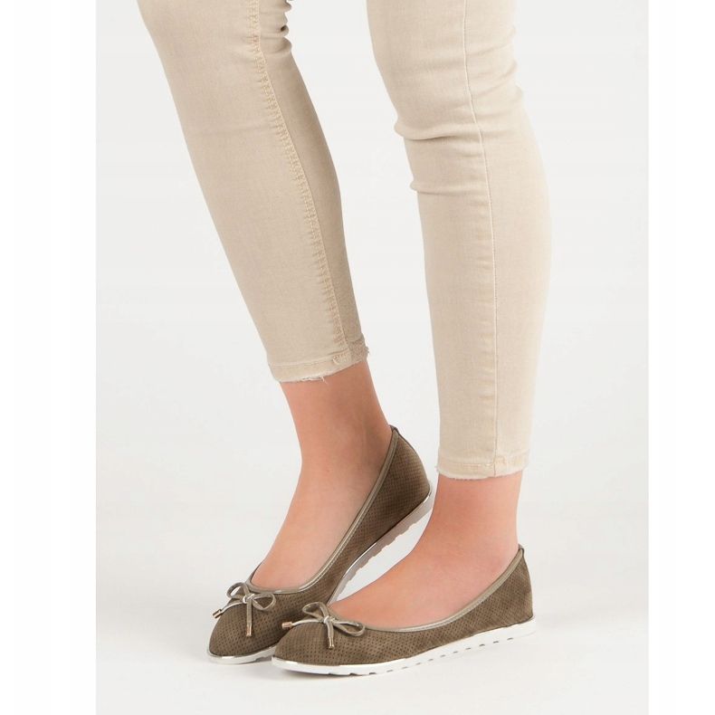 Small Swan Balerine verzi verde 1