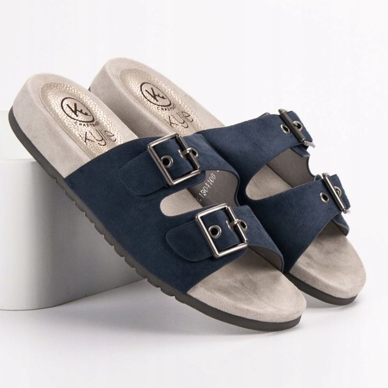 Kylie Papuci clasici bleumarin albastru 2