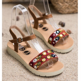 SHELOVET Sandale casual maro 1