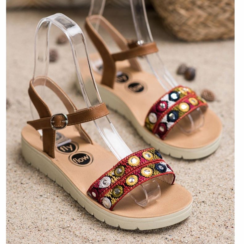 SHELOVET Sandale casual maro 1