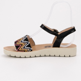 SHELOVET Sandale casual negru 1