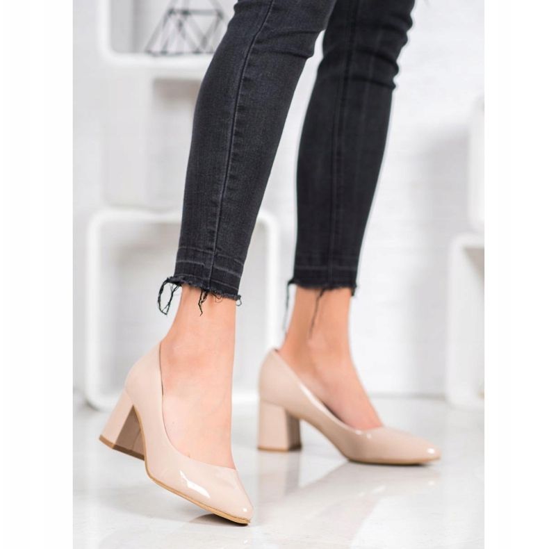 Pompe clasice VINCEZA bej 2