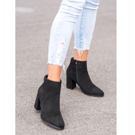 Goodin Cizme din piele de căprioară elegante negru 2 Goodin Cizme din piele de căprioară elegante negru 2