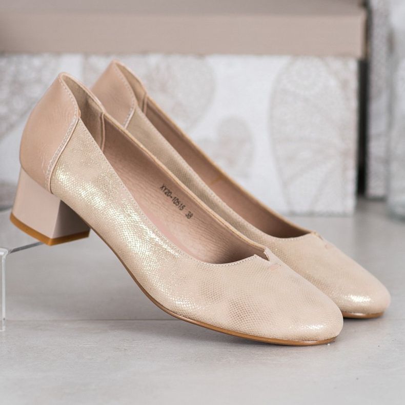 Pompe textile VINCEZA de aur 1