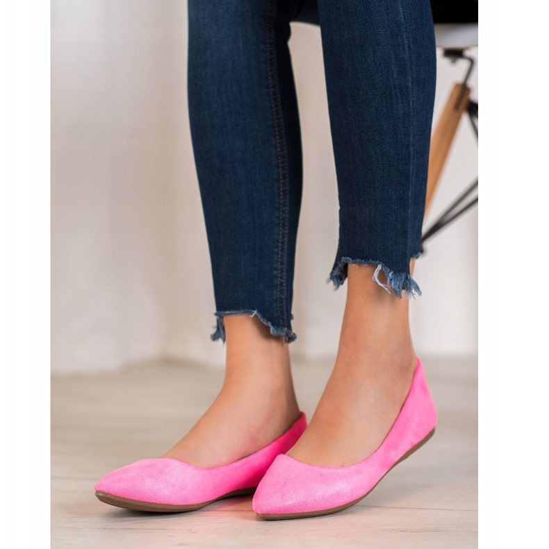 Seastar Balerine cu neon roz 1 Seastar Balerine cu neon roz 1