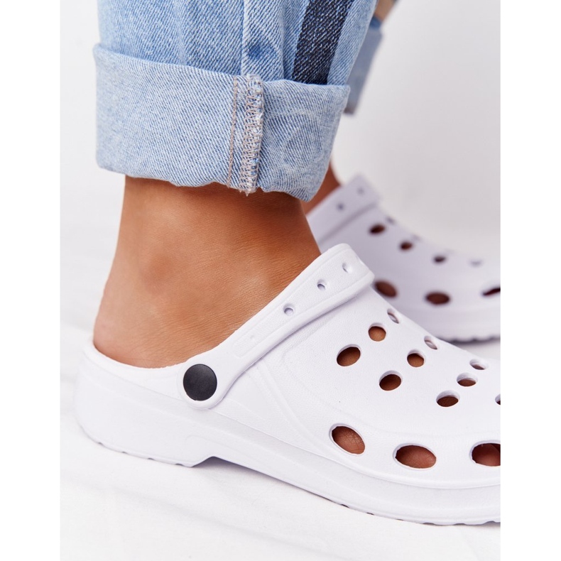 Flameshoes Papuci albi Eva Foam pentru femei 1