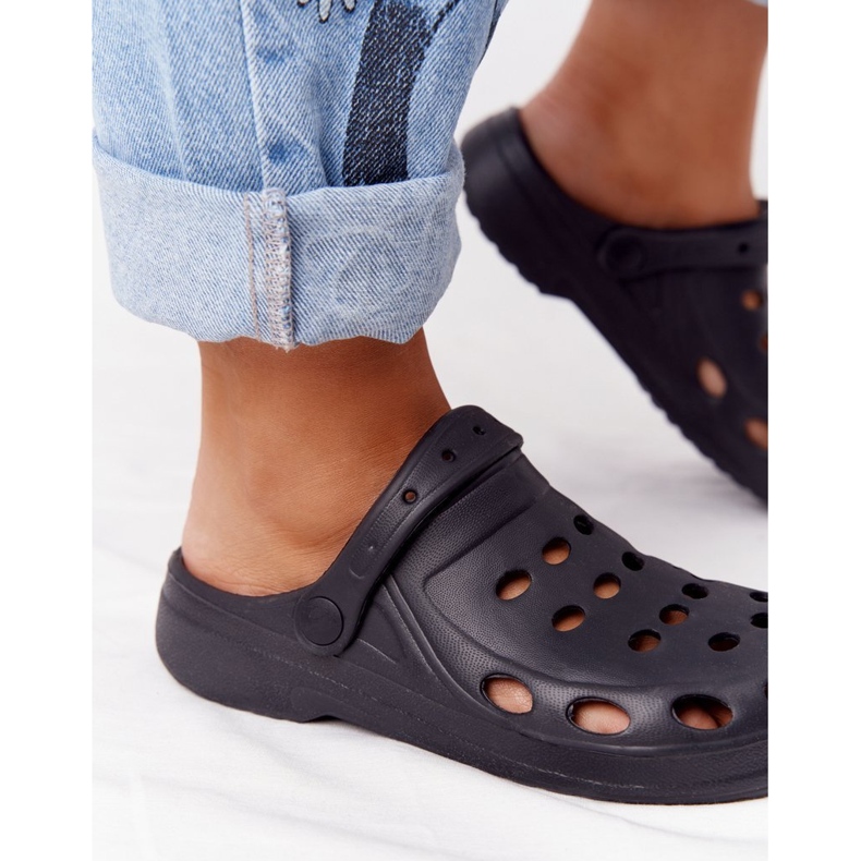 Flameshoes Papuci negri Eva Foam pentru femei negru 1