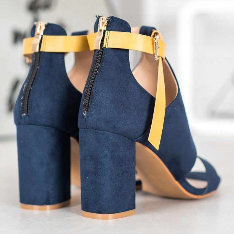 Sandale la modă VINCEZA albastru 1