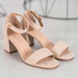 Sandale clasice VINCEZA maro 1