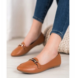 Clowse Lorzi la modă cu piele ecologică maro 1