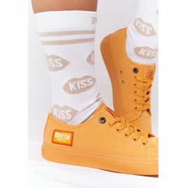 Adidași pentru femei Big Star HH274134 Galben 1