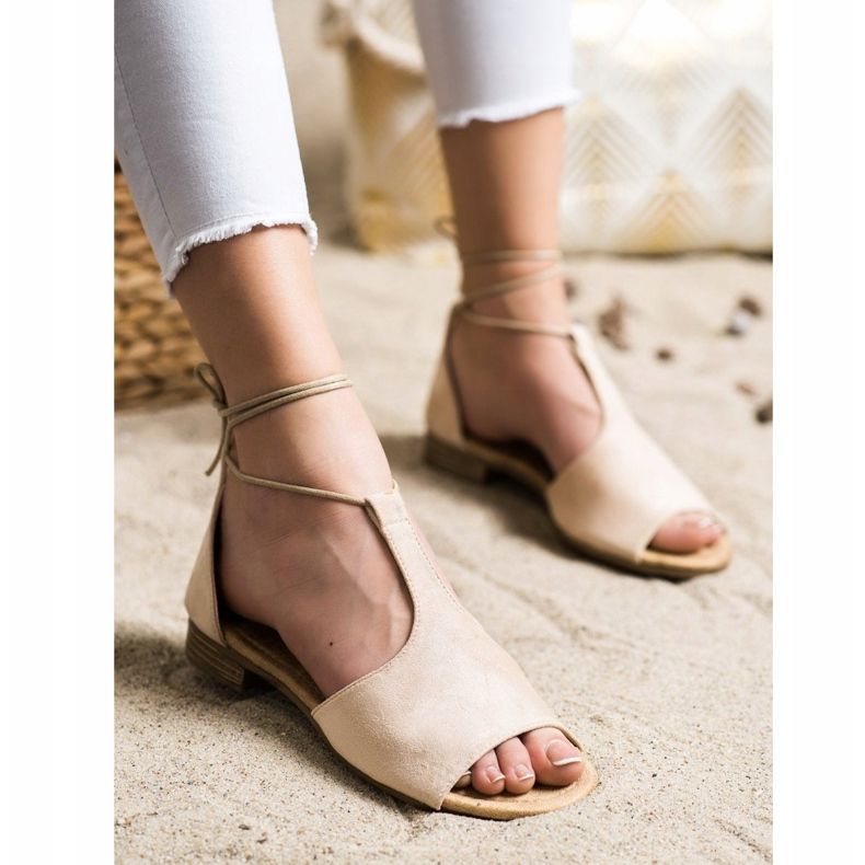 Sandale VINCEZA legate maro 1