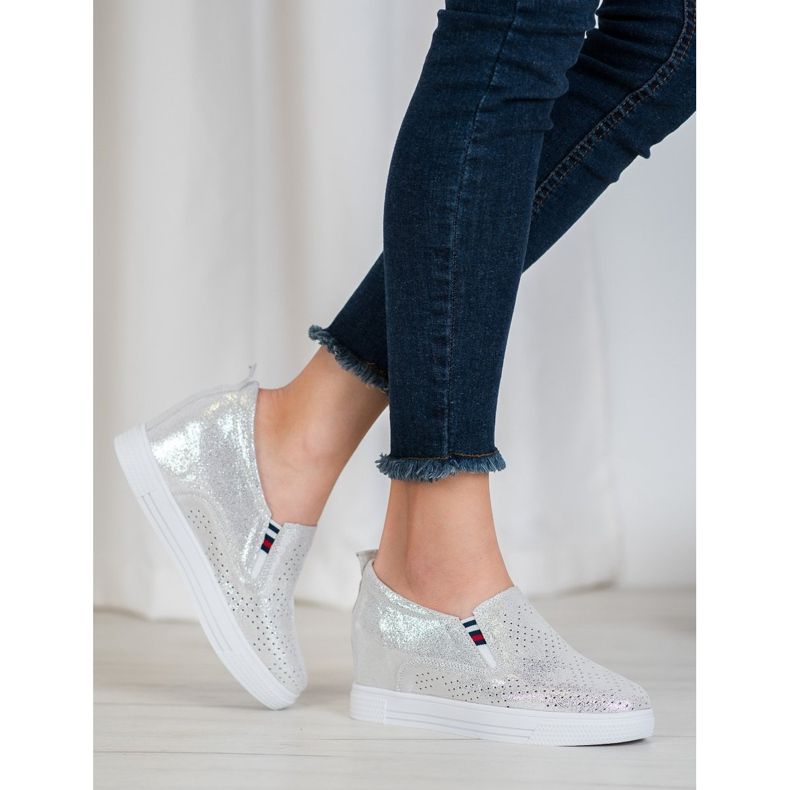 Filippo Încălțăminte de piele gri 2