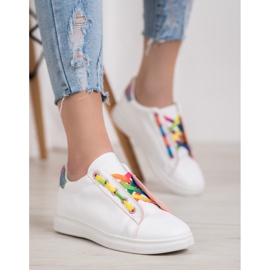 SHELOVET Pantofi sport la modă alb 1