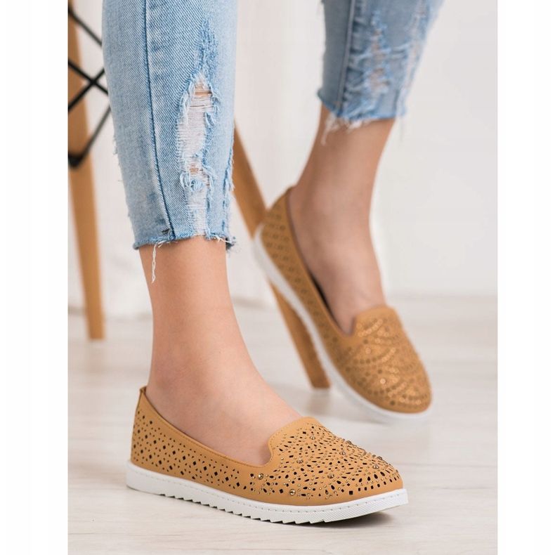 Seastar Domnii ajurati cu cristale maro 2 Seastar Domnii ajurati cu cristale maro 2