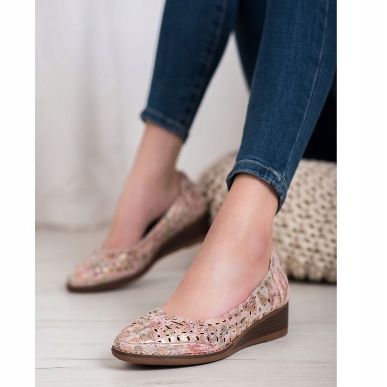 Pompe pe pană VINCEZA multicolor 1