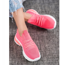 Bella Paris Adidași ajurati roz 2