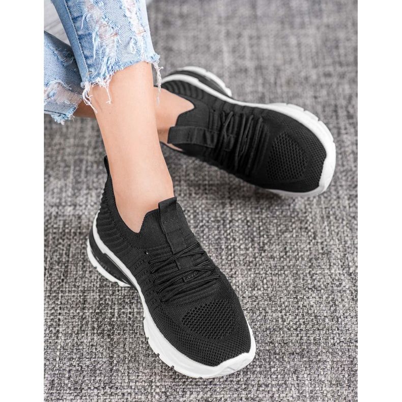 Bella Paris Adidași ajurati negru 1