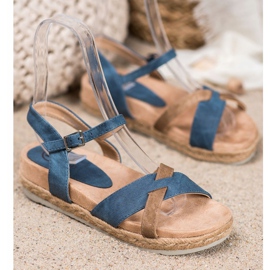 Kylie Sandale espadrile albastru 1