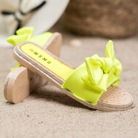 SHELOVET Papuci galbeni cu stil 1