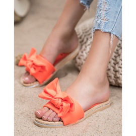 SHELOVET Papuci portocalii cu stil portocale 2