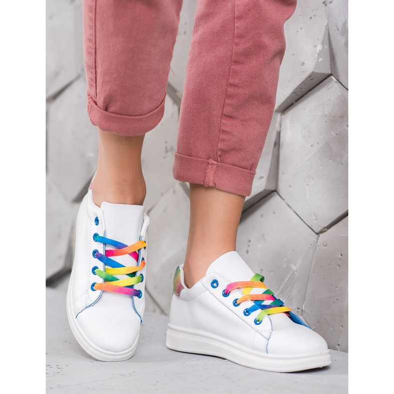 SHELOVET Pantofi sport la modă alb 1