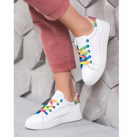 SHELOVET Pantofi sport la modă alb 2