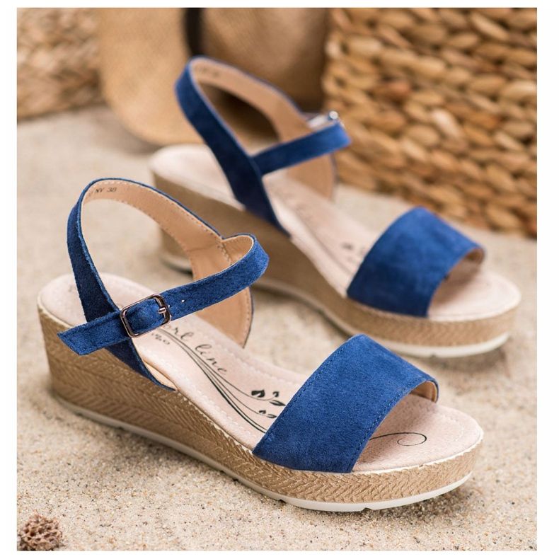 Filippo Sandale casual din piele albastru 1