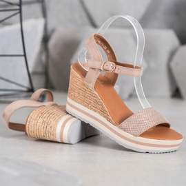 Weide Pene din piele de căprioară la modă bej 1 Weide Pene din piele de căprioară la modă bej 1