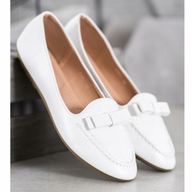 SHELOVET Lorzi albi cu piele ecologică 1