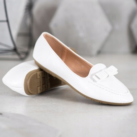 SHELOVET Lorzi albi cu piele ecologică 2