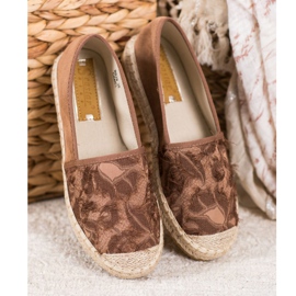 Seastar Espadrile din piele intoarsa maro 1