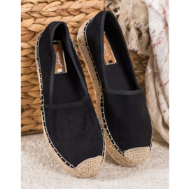 Seastar Espadrile din piele neagră negru 1