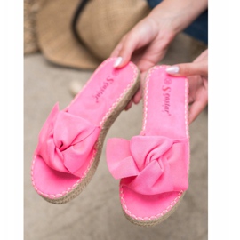 Seastar Espadrile din piele de căprioară roz 1