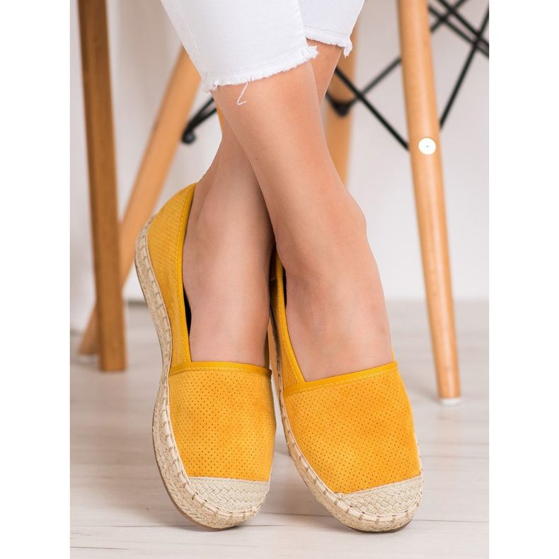 Goodin Espadrile deschise galben 1 Goodin Espadrile deschise galben 1