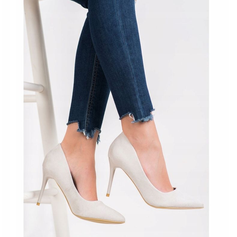 SHELOVET Tocuri înalte gri gri 1