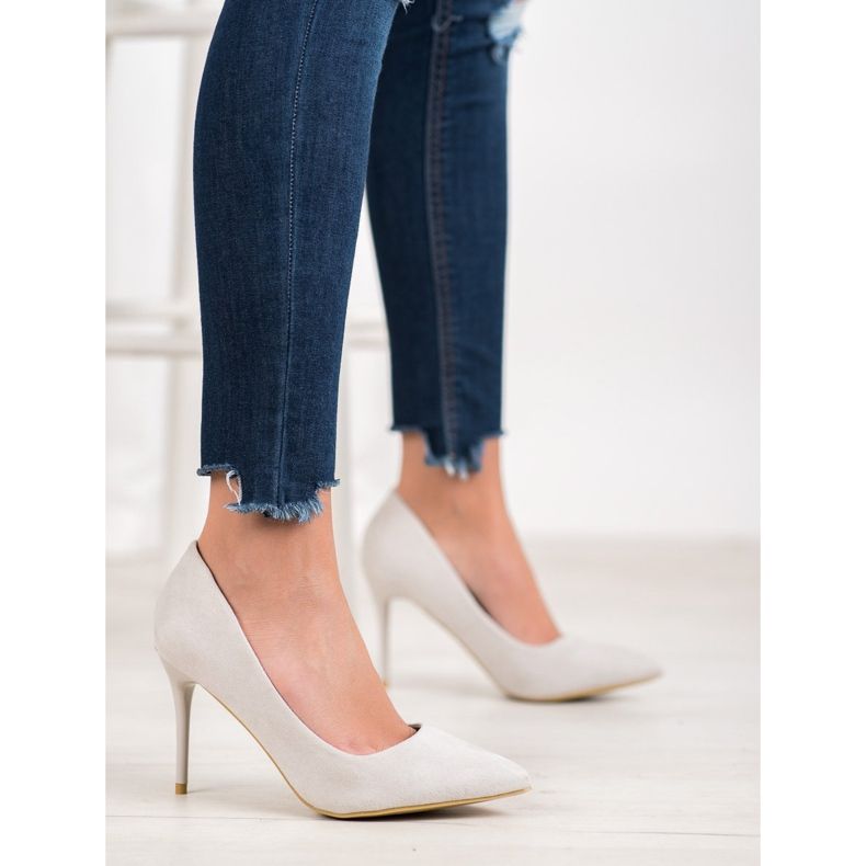 SHELOVET Tocuri înalte gri gri 2