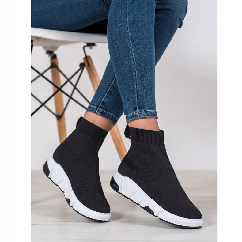 SHELOVET Încălțăminte sport peste gleznă negru 1