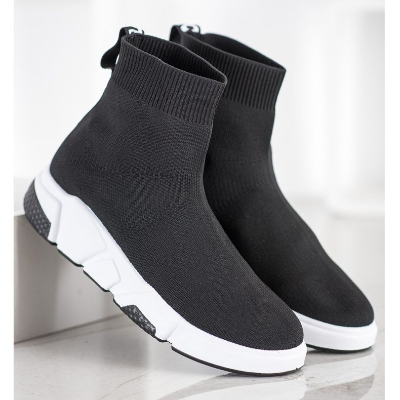 SHELOVET Încălțăminte sport peste gleznă negru 2