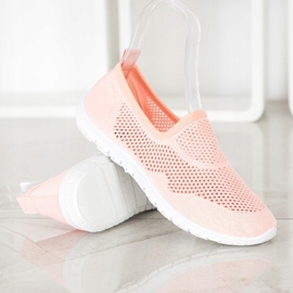 Bona Slipons ajurati portocale 1