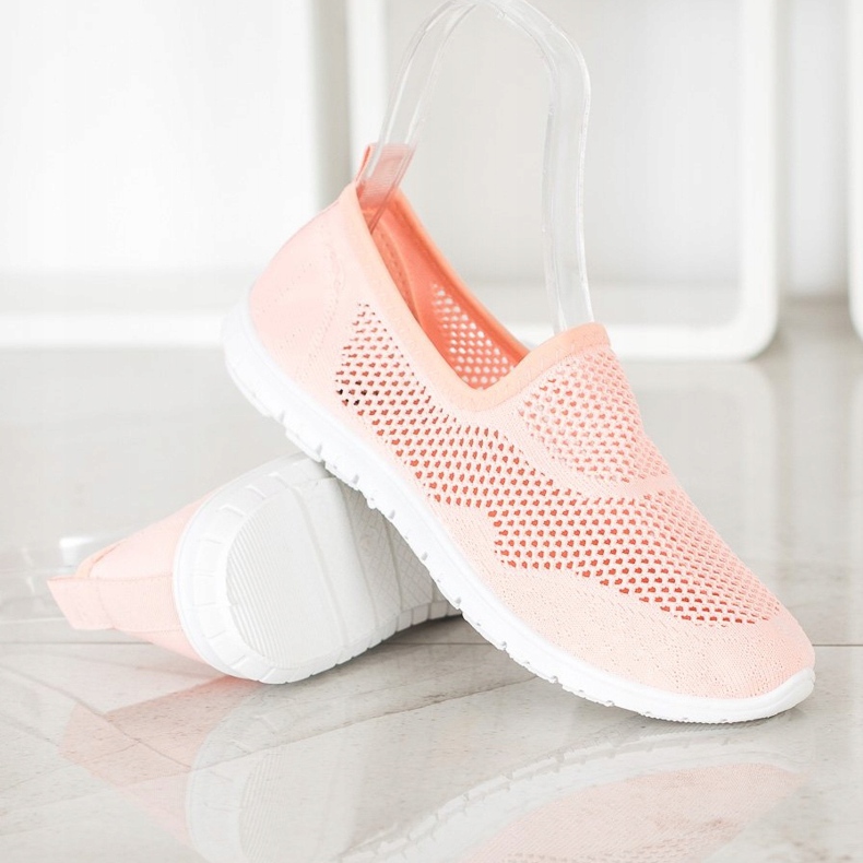 Bona Slipons ajurati portocale 1